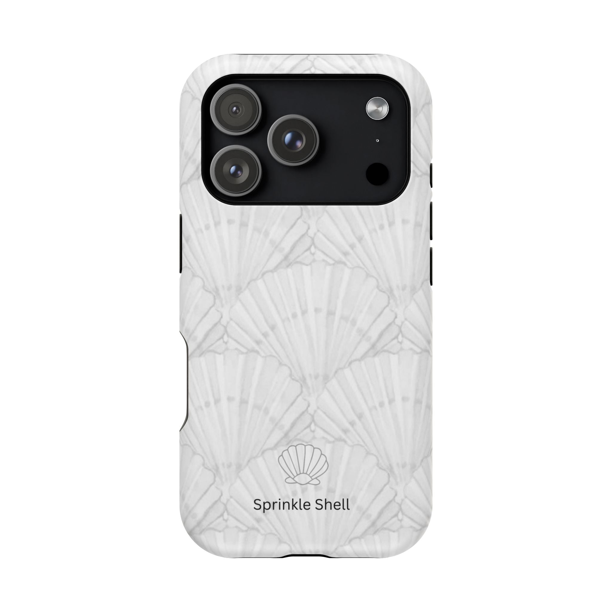 Shell-Pattern Magnetic Impact Phone Case — Protective Modular iPhone Cover