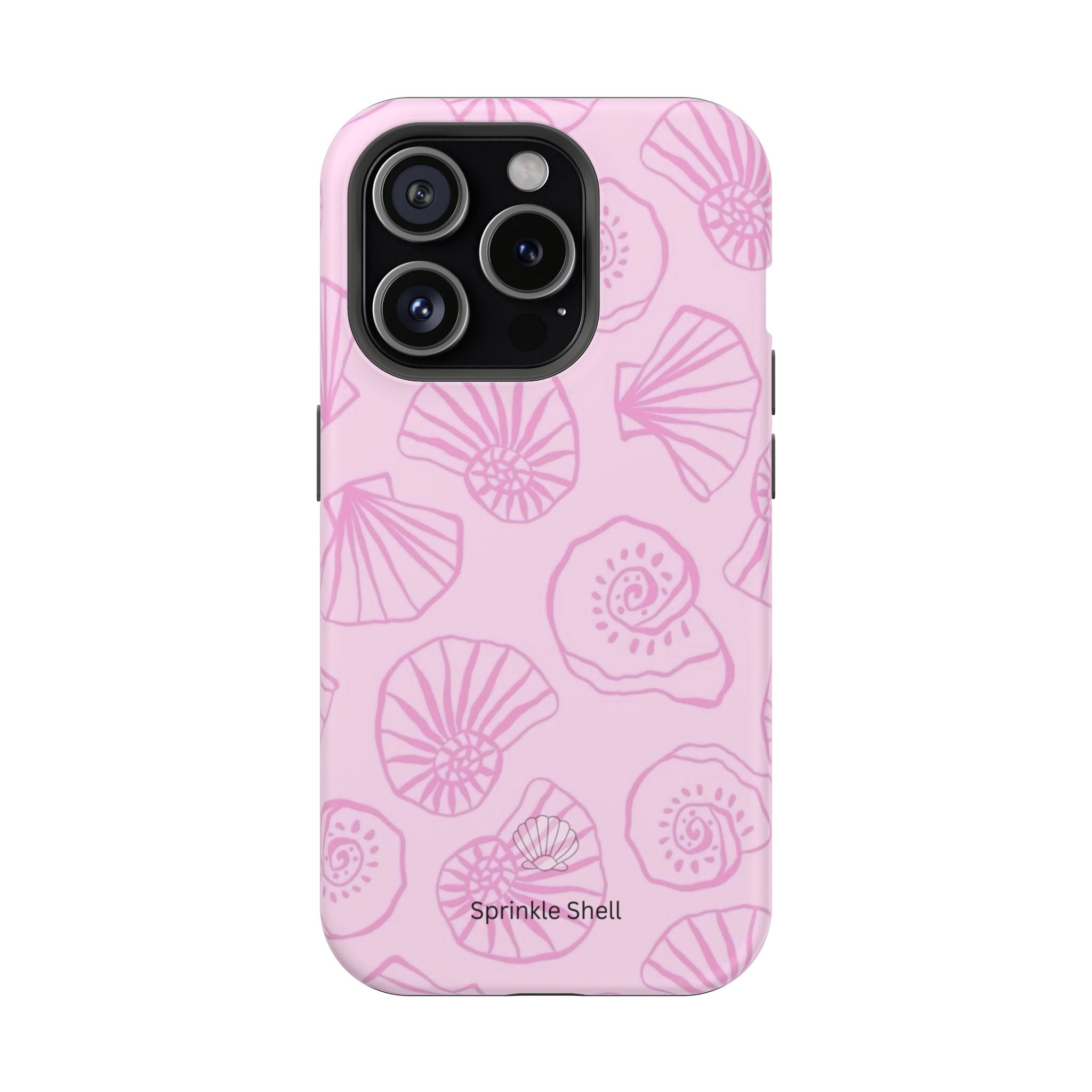 MagSafe pink shells case