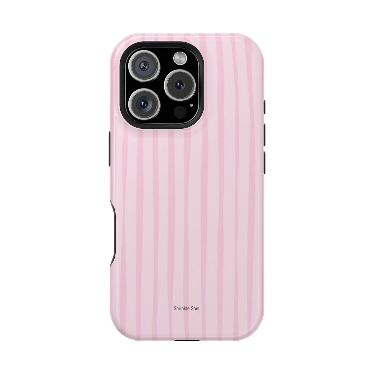 MagSafe pink uneven lines case