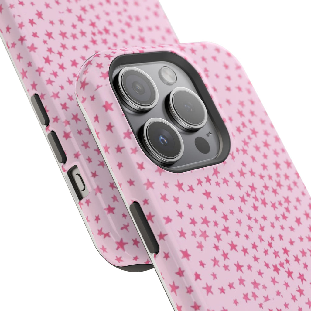 MagSafe mini pink stars case