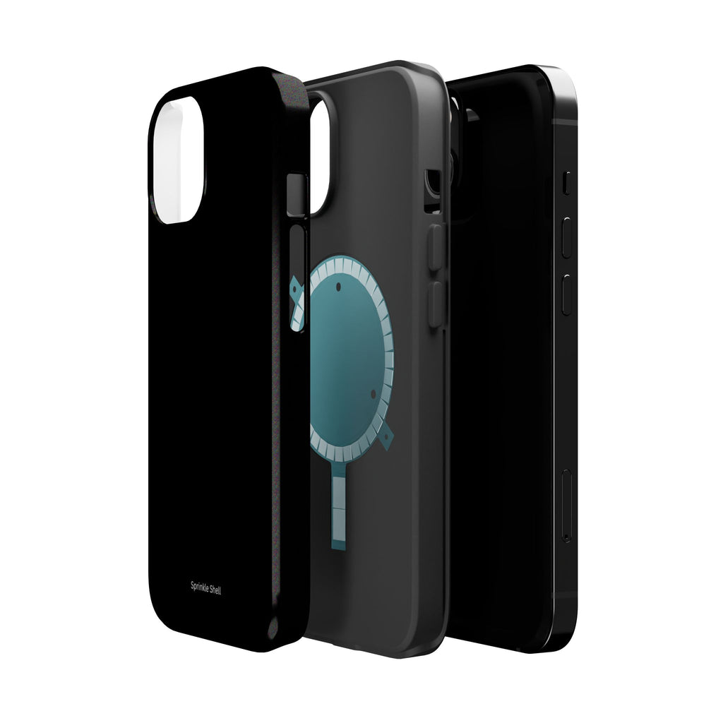 MagSafe Plain Black Iphone Case
