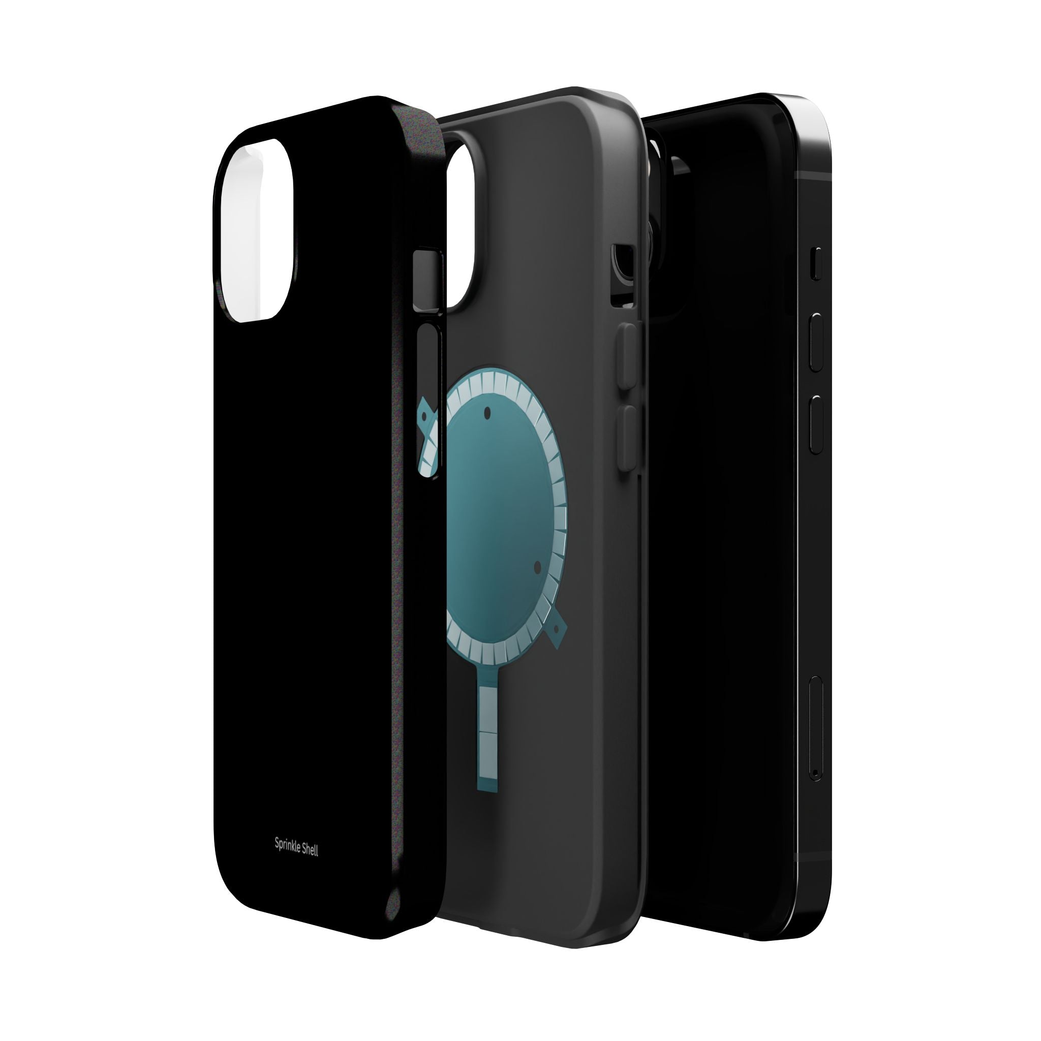 MagSafe Plain Black Iphone Case