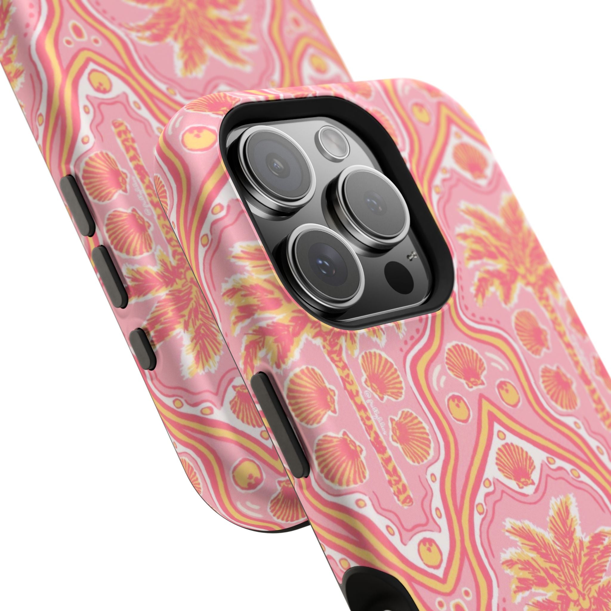 MagSafe pink pink summer palm tree case