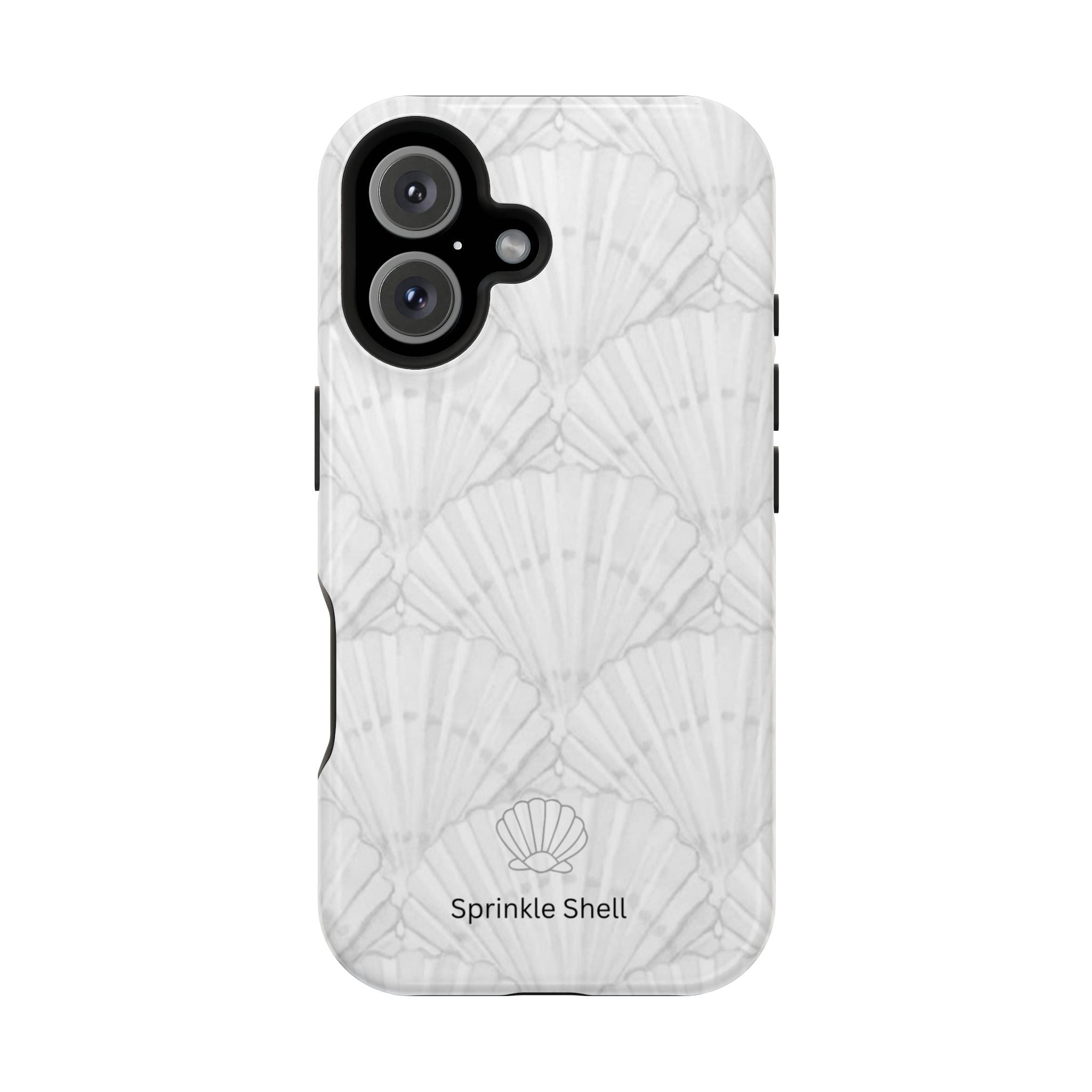 Shell-Pattern Magnetic Impact Phone Case — Protective Modular iPhone Cover