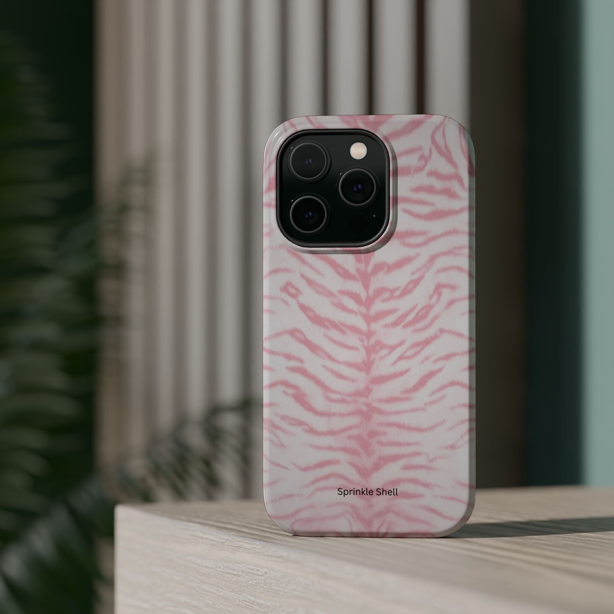 MagSafe Pink Zebra Print Iphone Case
