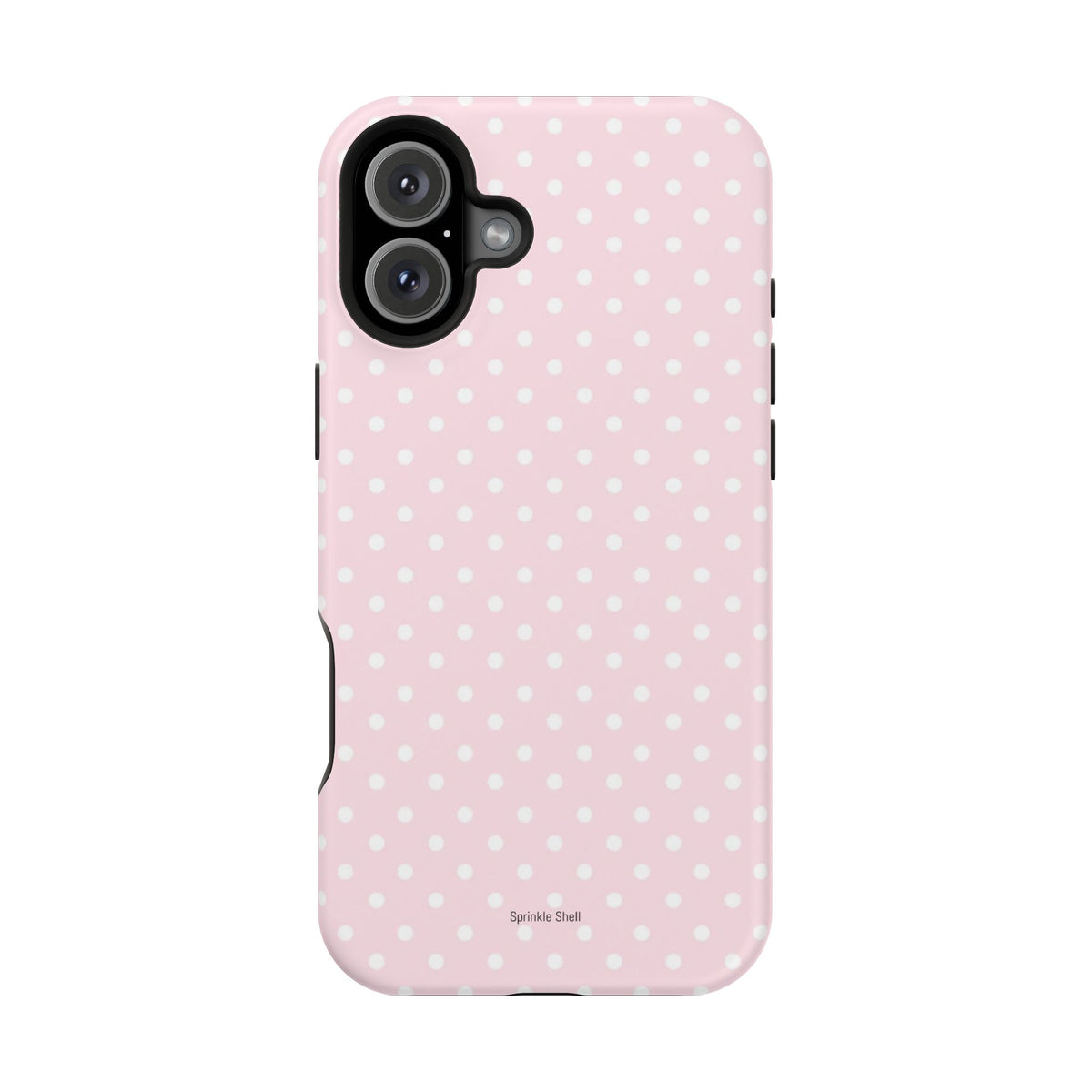 MagSafe light pink polka dots case