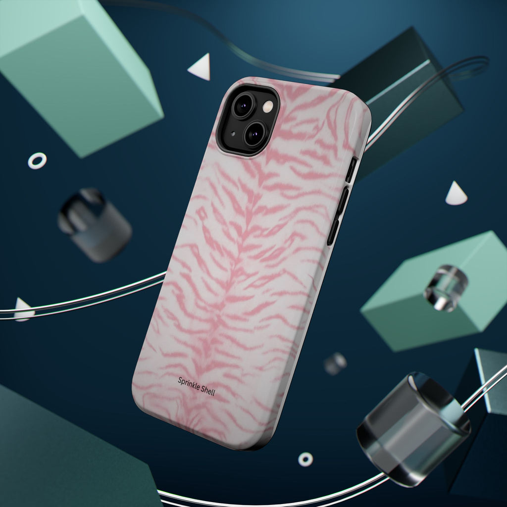 MagSafe Pink Zebra Print Iphone Case