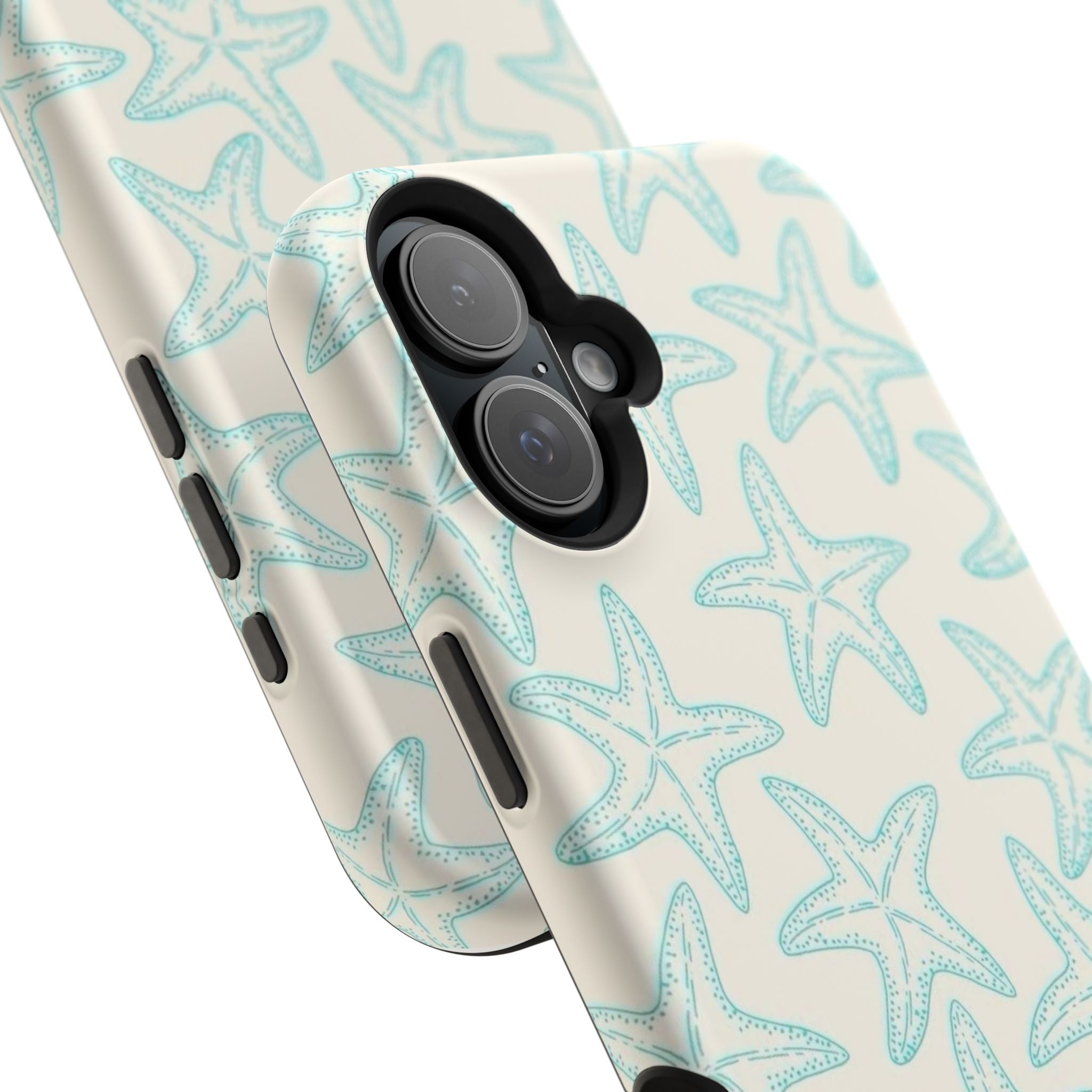 MagSafe teal starfish case