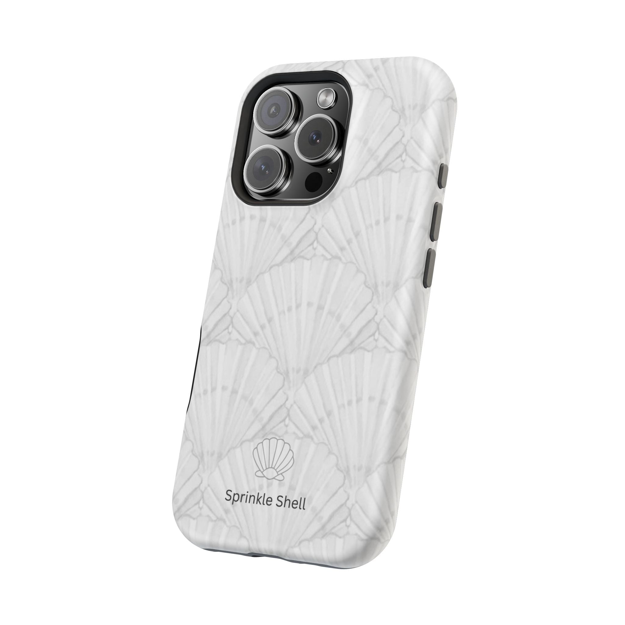 Shell-Pattern Magnetic Impact Phone Case — Protective Modular iPhone Cover