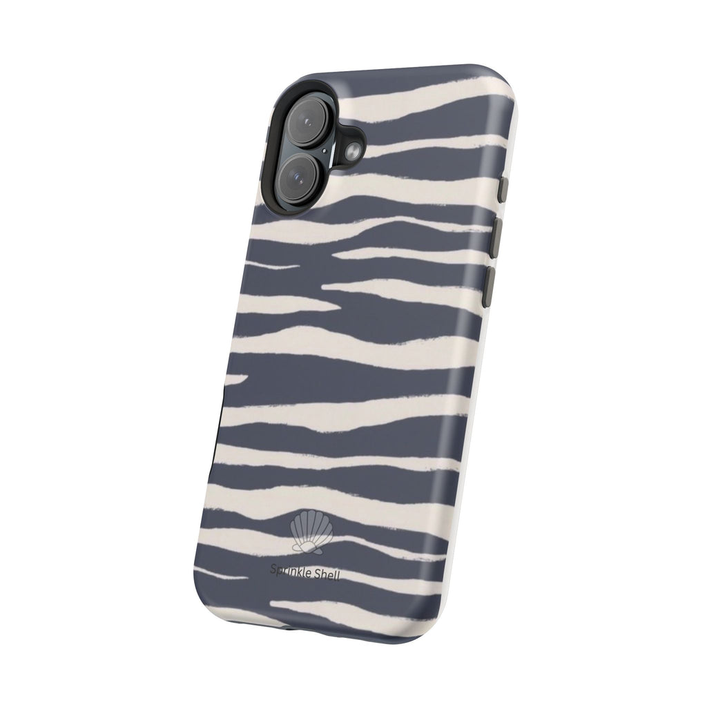 MagSafe Blue zebra print case
