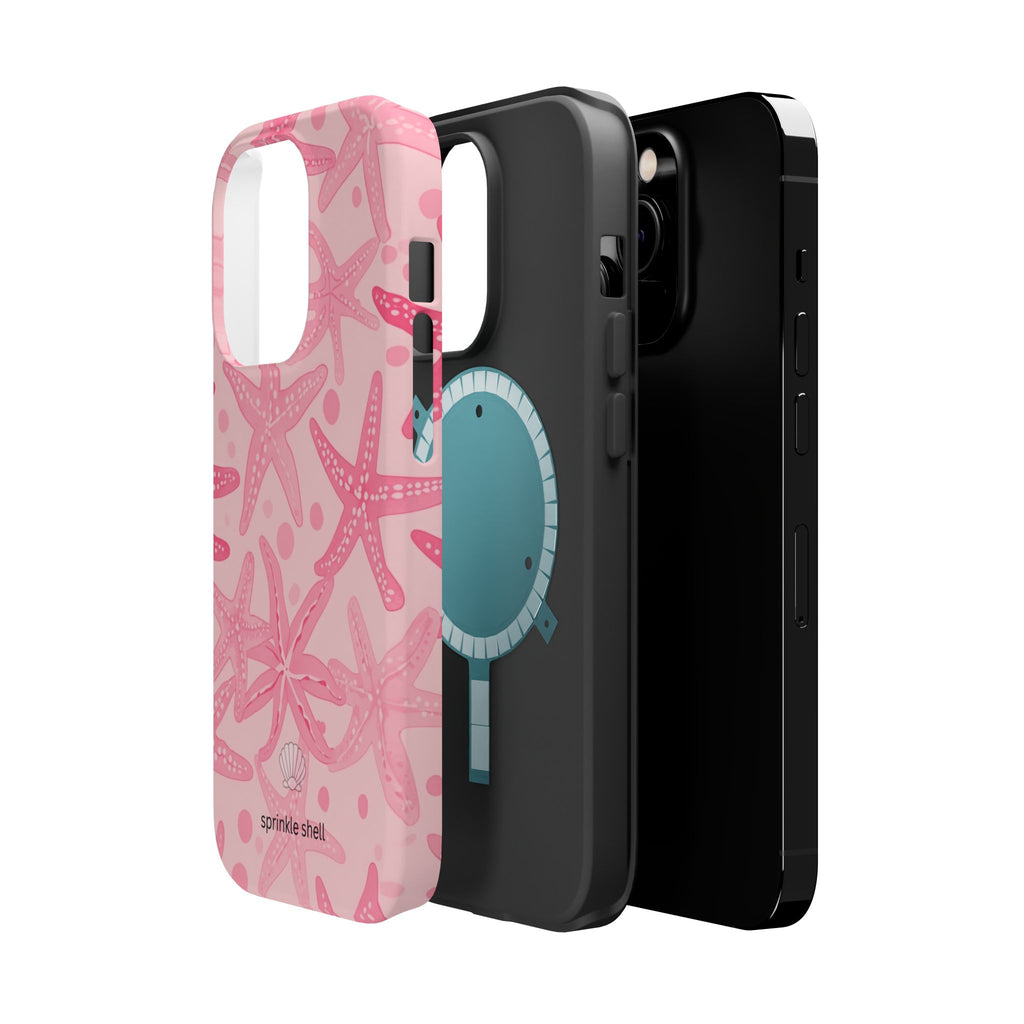 MagSafe Pink Starfish Iphone Case