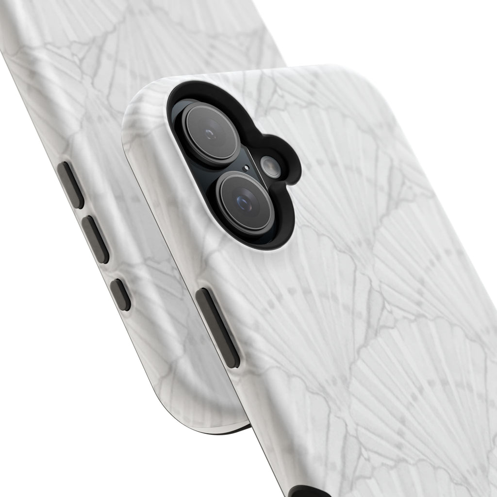 Shell-Pattern Magnetic Impact Phone Case — Protective Modular iPhone Cover