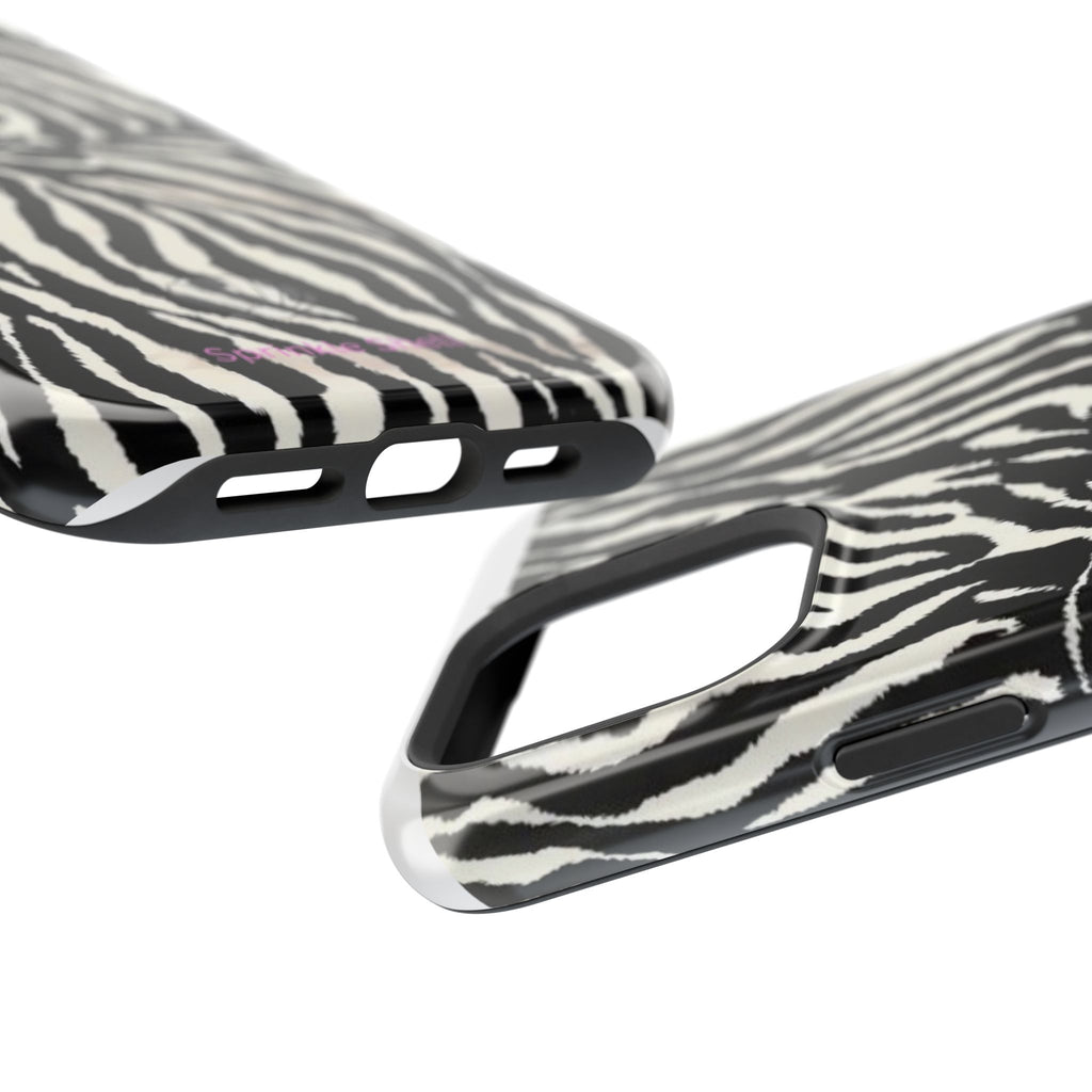 MagSafe black zebra print case