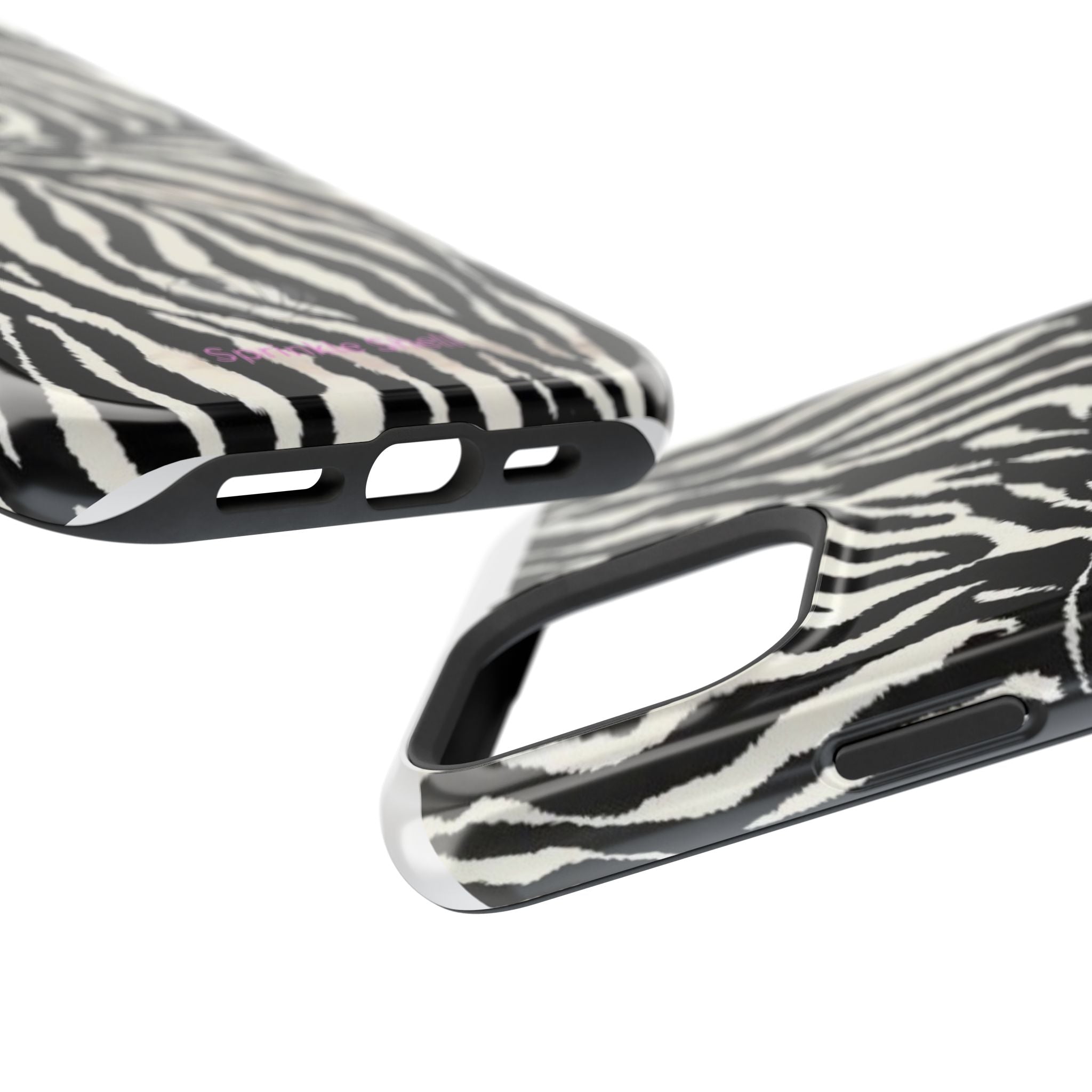 MagSafe black zebra print case