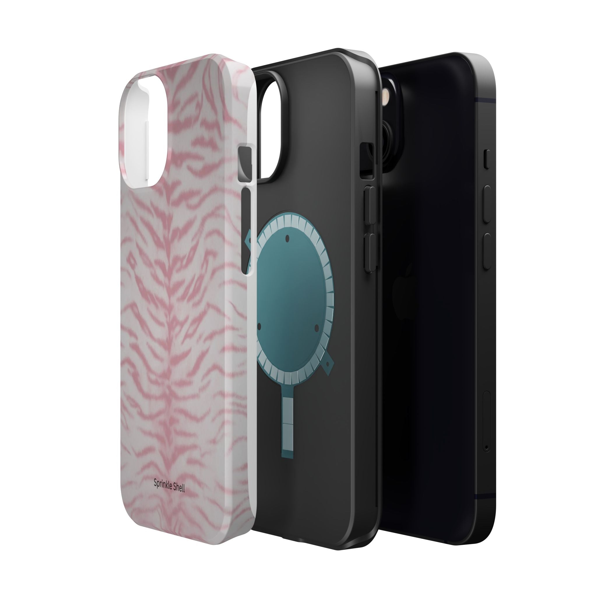 MagSafe Pink Zebra Print Iphone Case
