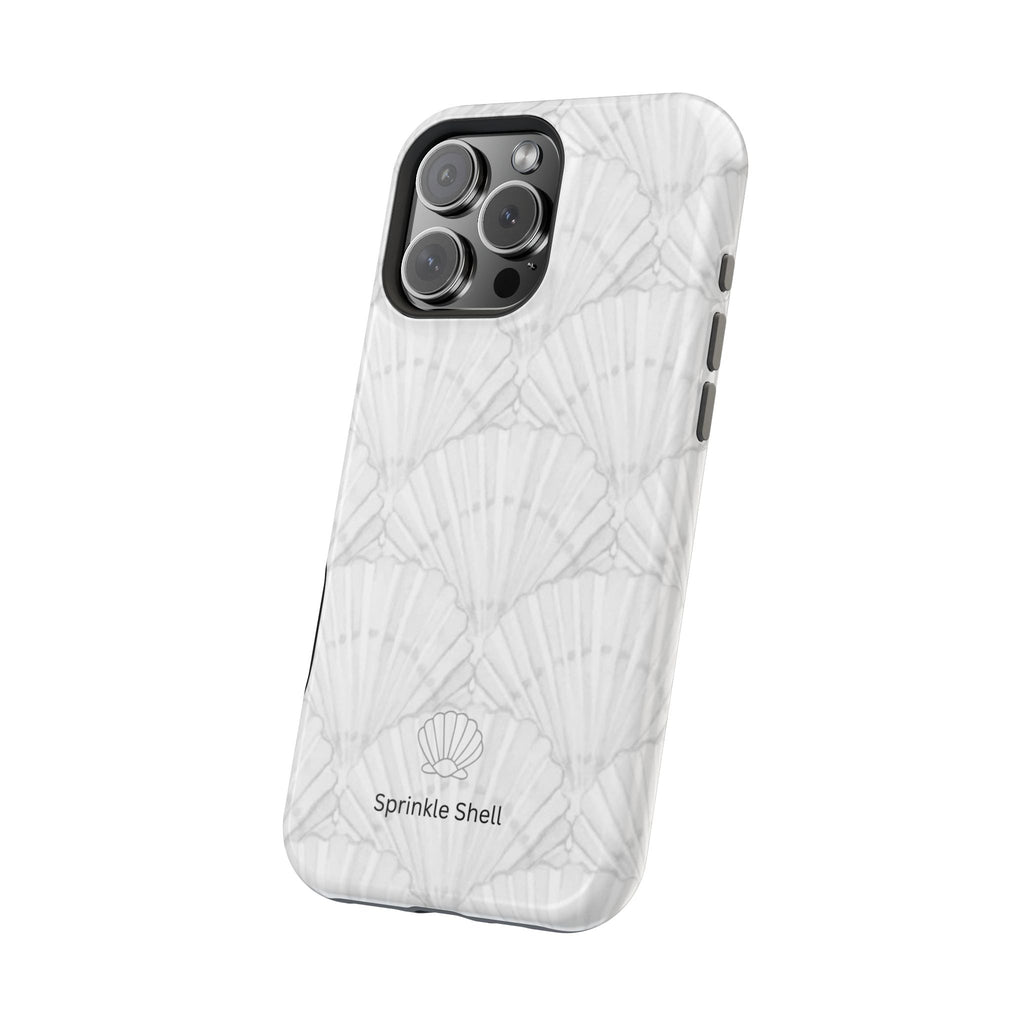 Shell-Pattern Magnetic Impact Phone Case — Protective Modular iPhone Cover
