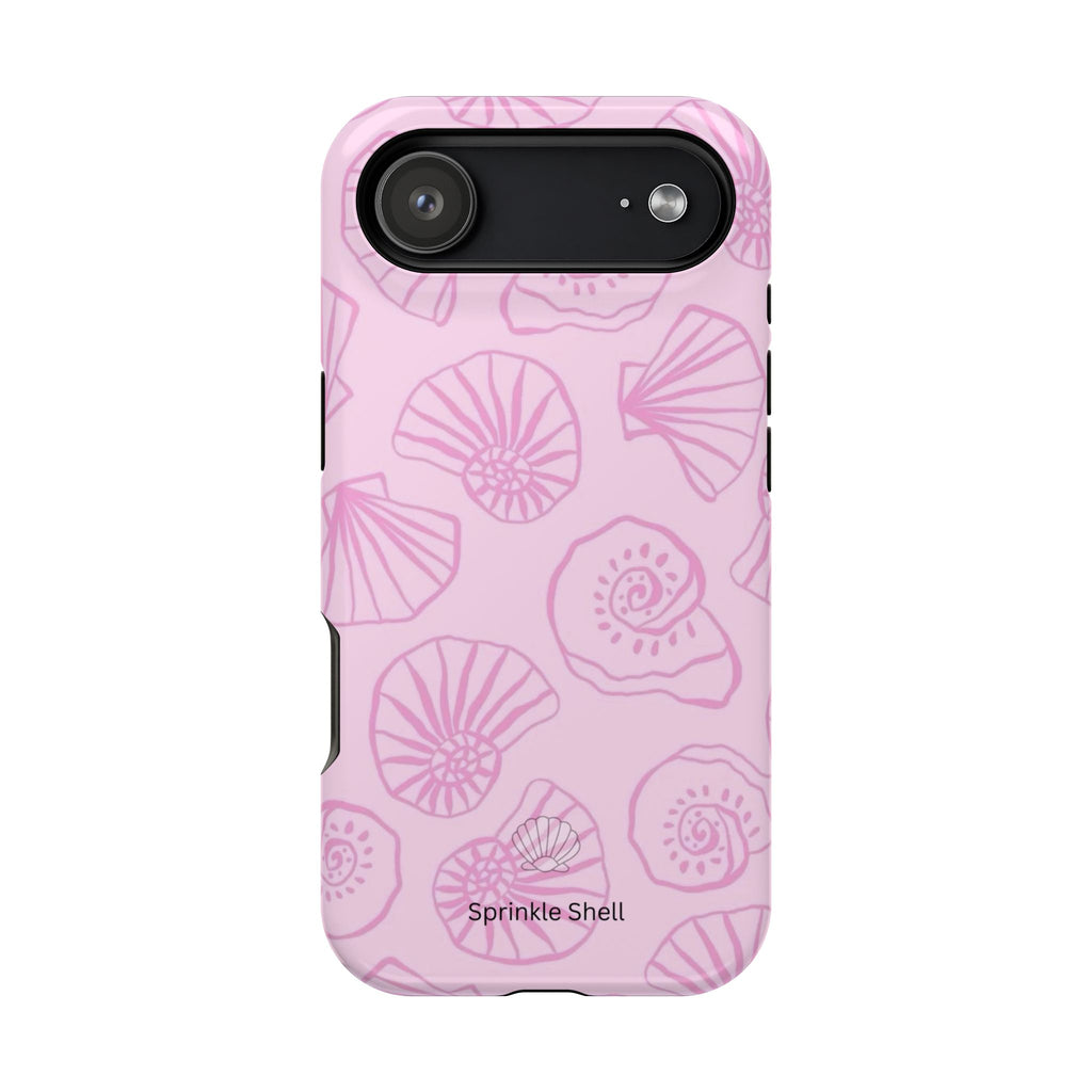 MagSafe pink shells case