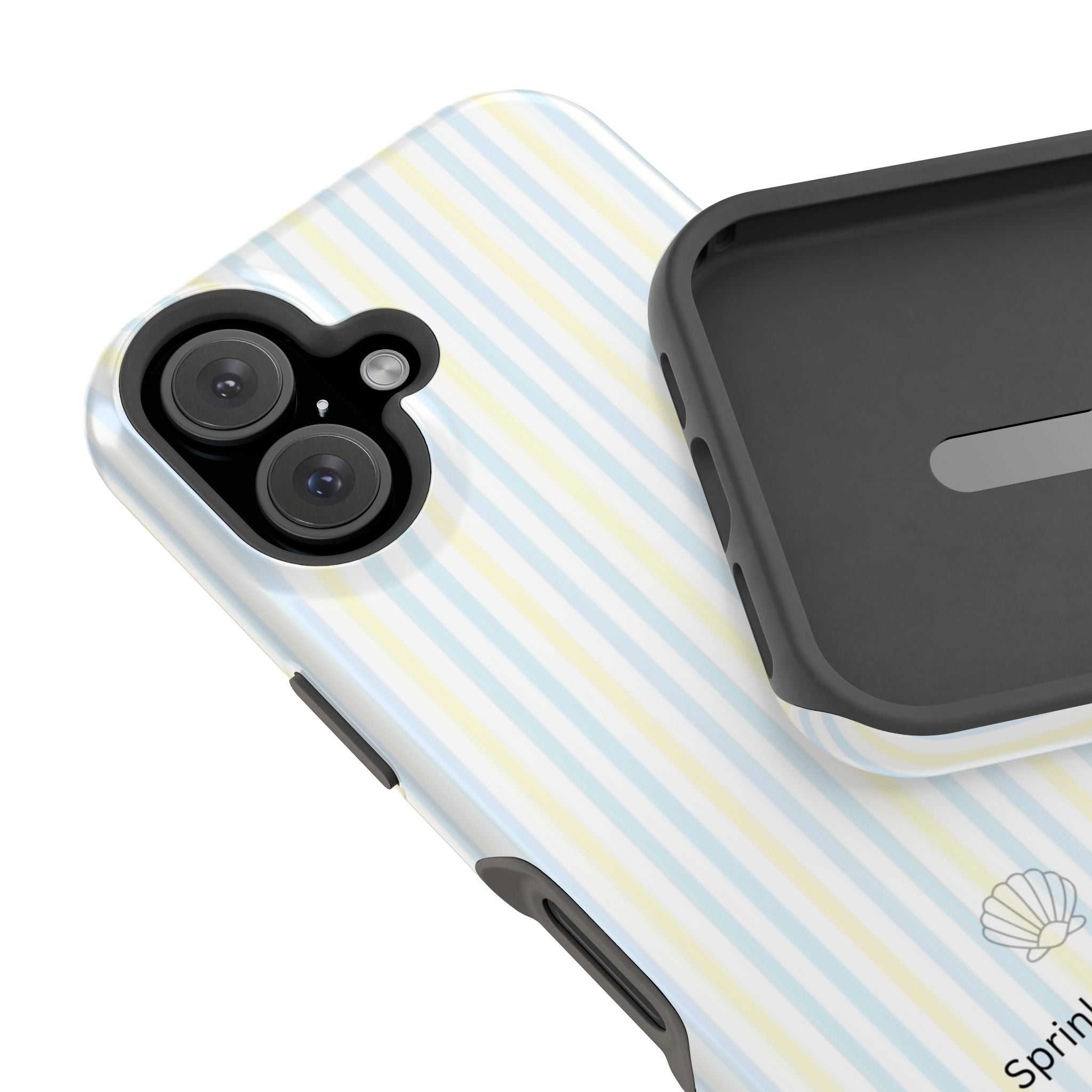 MagSafe Light Yellow And Blue Iphone Case
