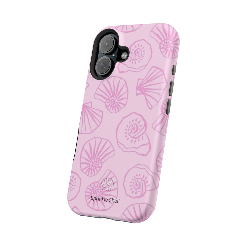 MagSafe pink shells case