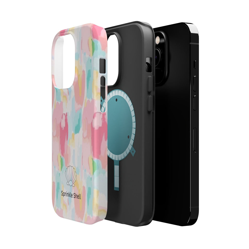 MagSafe cute colorful paint case