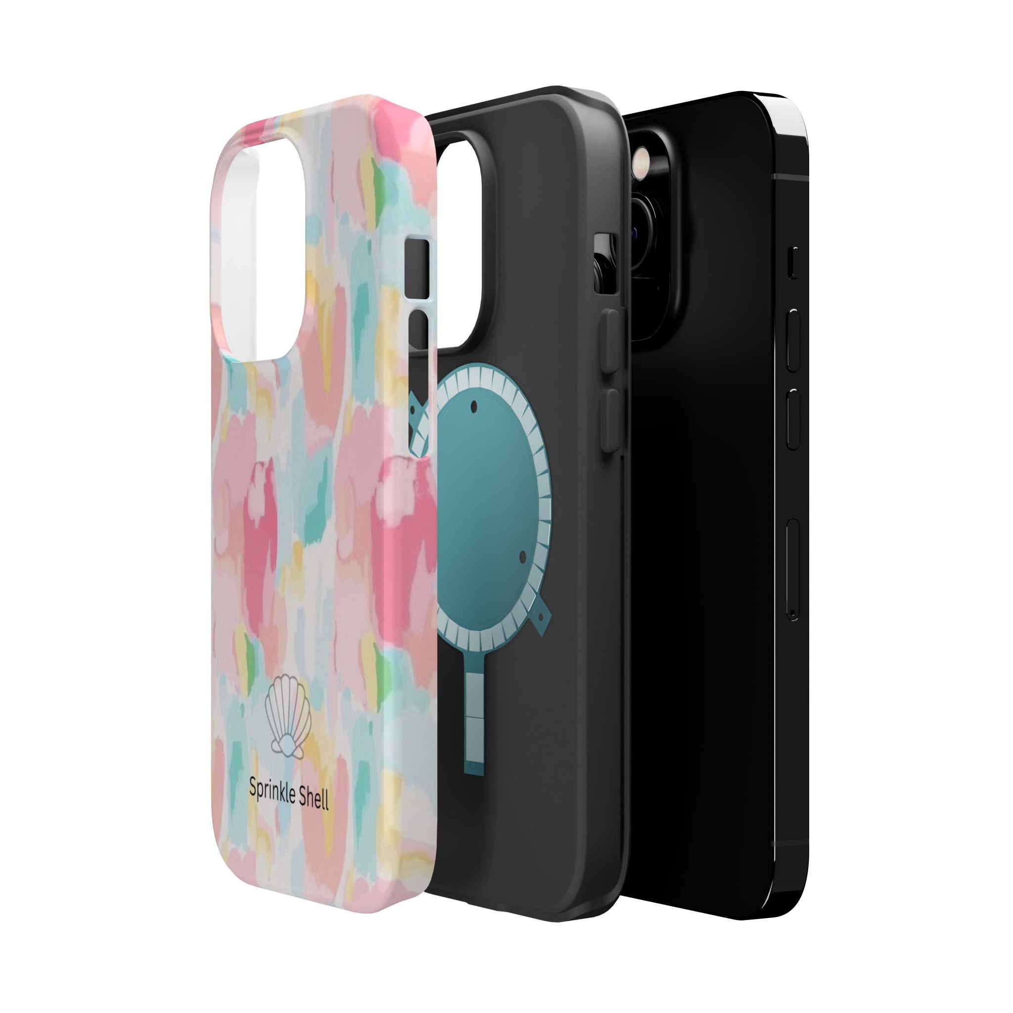 MagSafe cute colorful paint case