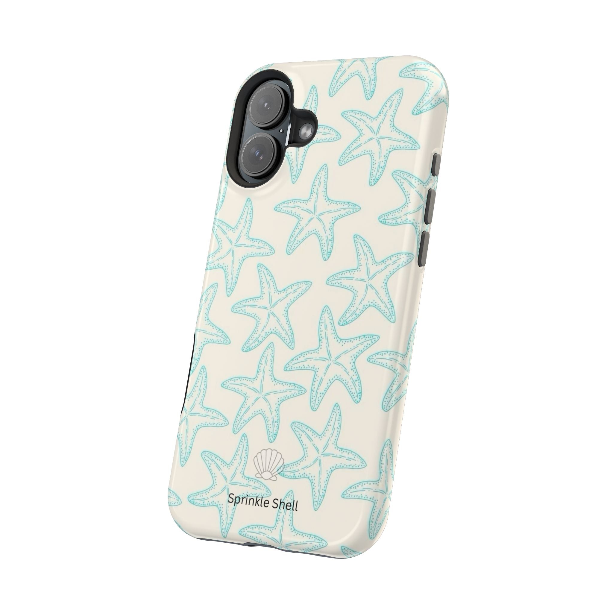 MagSafe teal starfish case