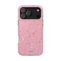 MagSafe pink multicolor stars case