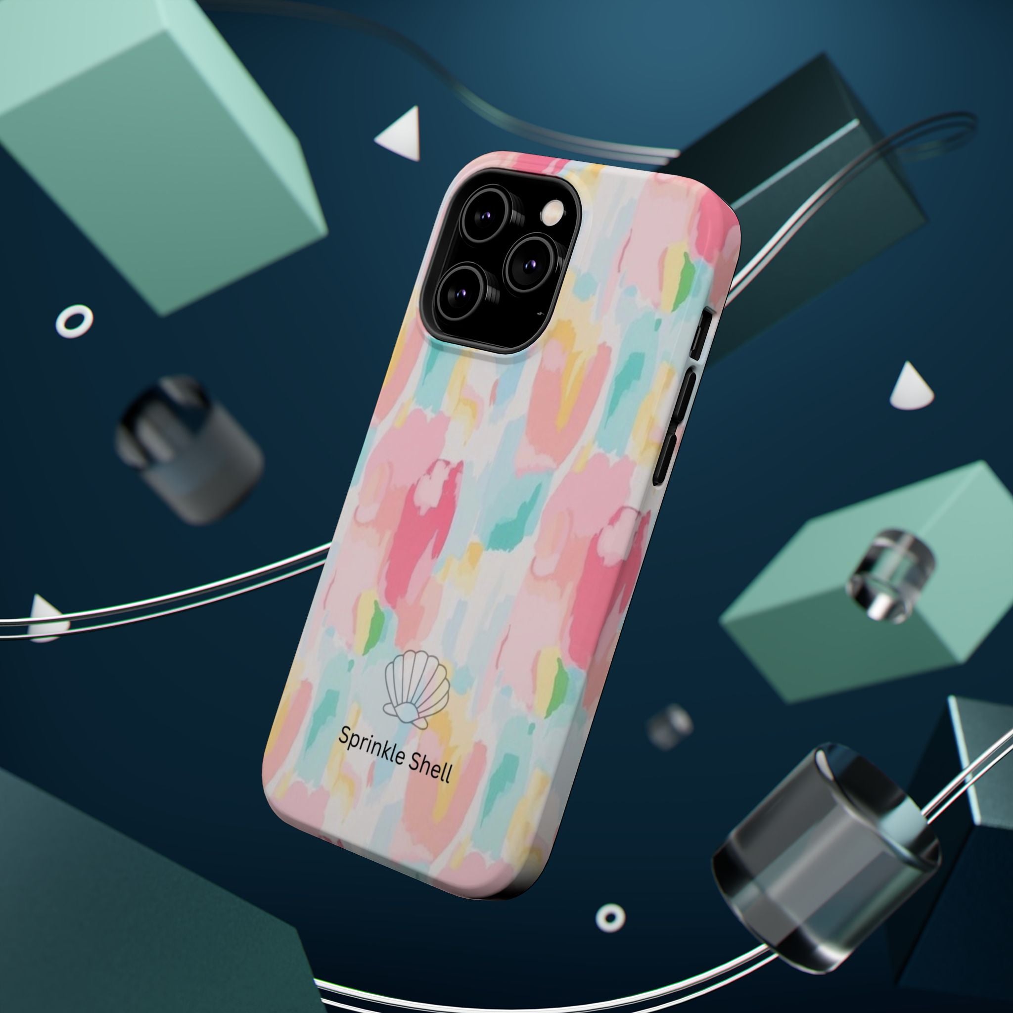 MagSafe cute colorful paint case