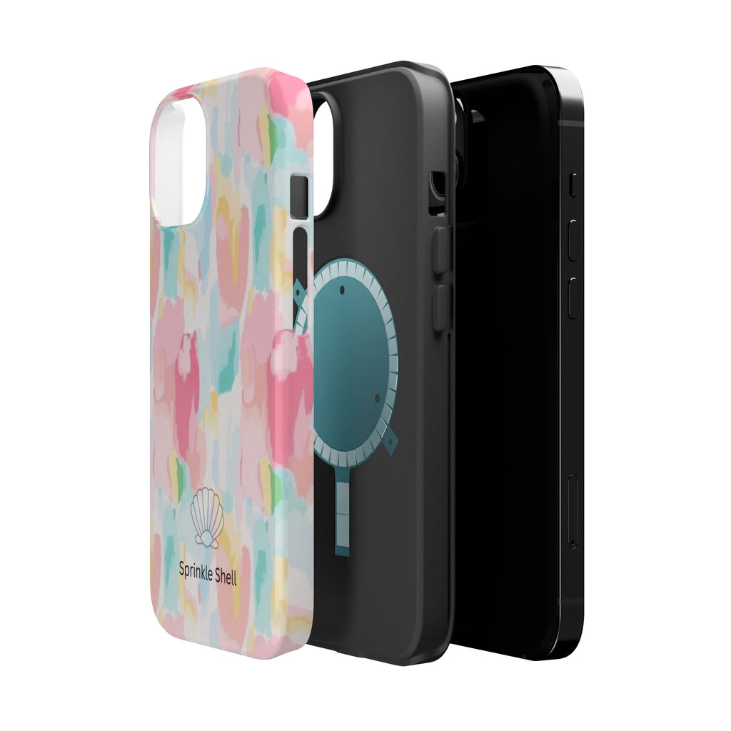 MagSafe cute colorful paint case