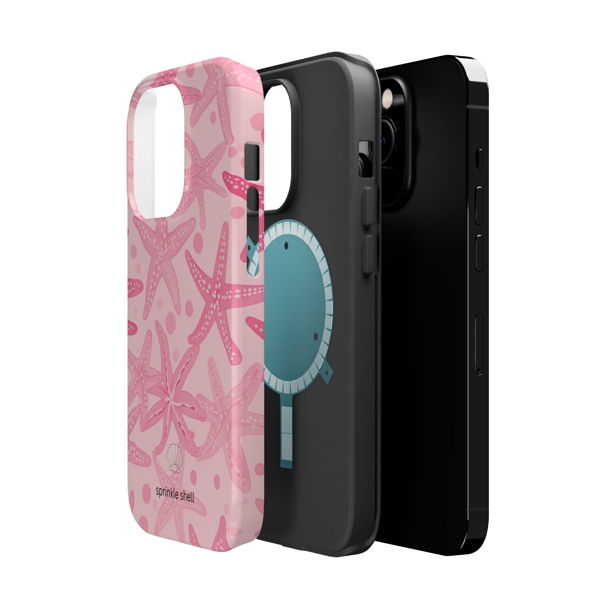 MagSafe Pink Starfish Iphone Case