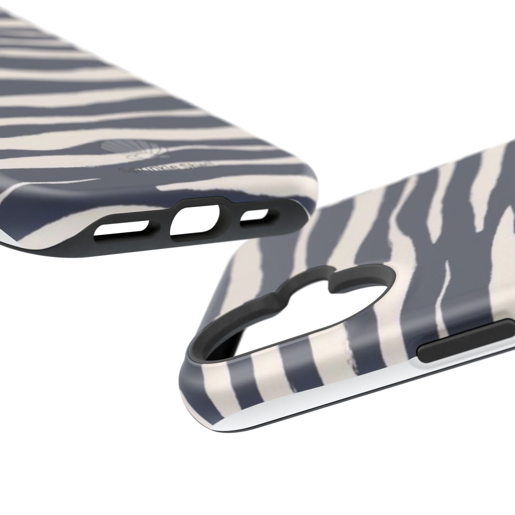 MagSafe Blue zebra print case