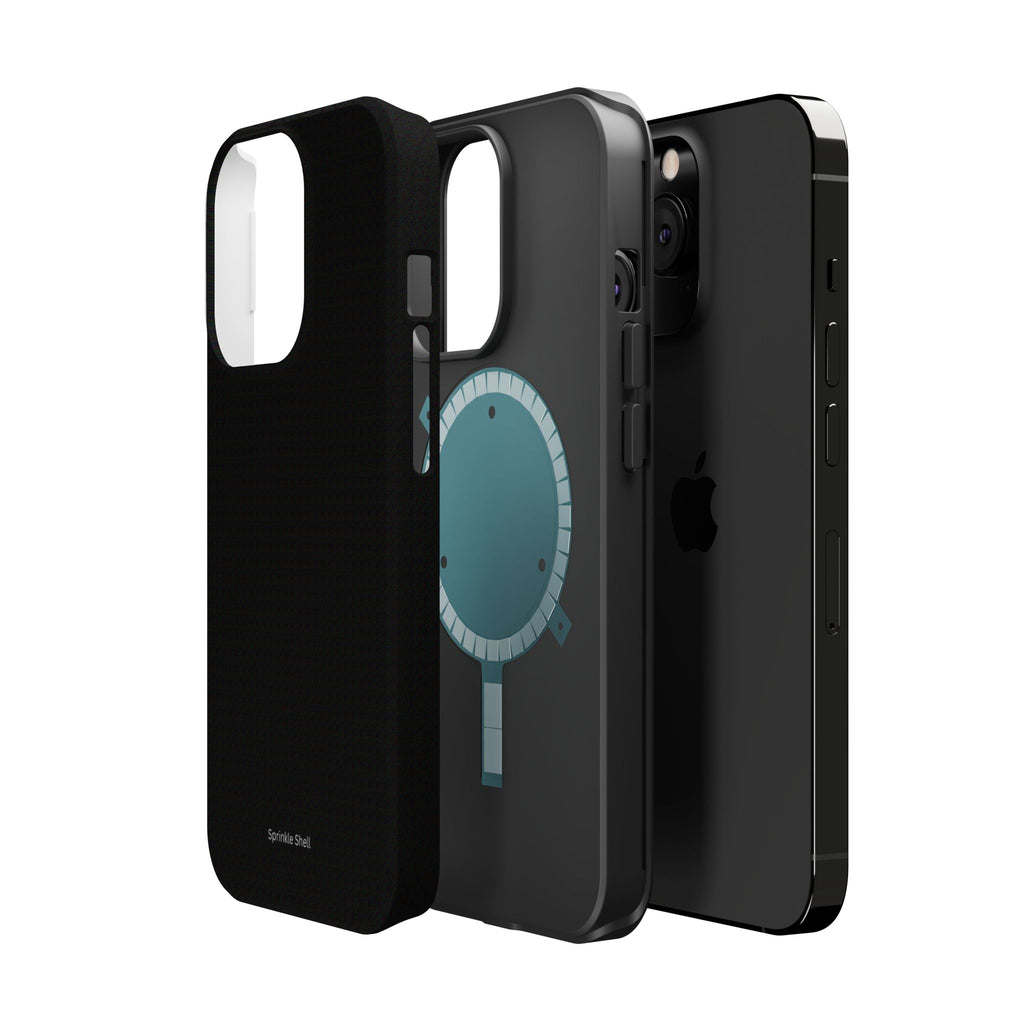 MagSafe Plain Black Iphone Case