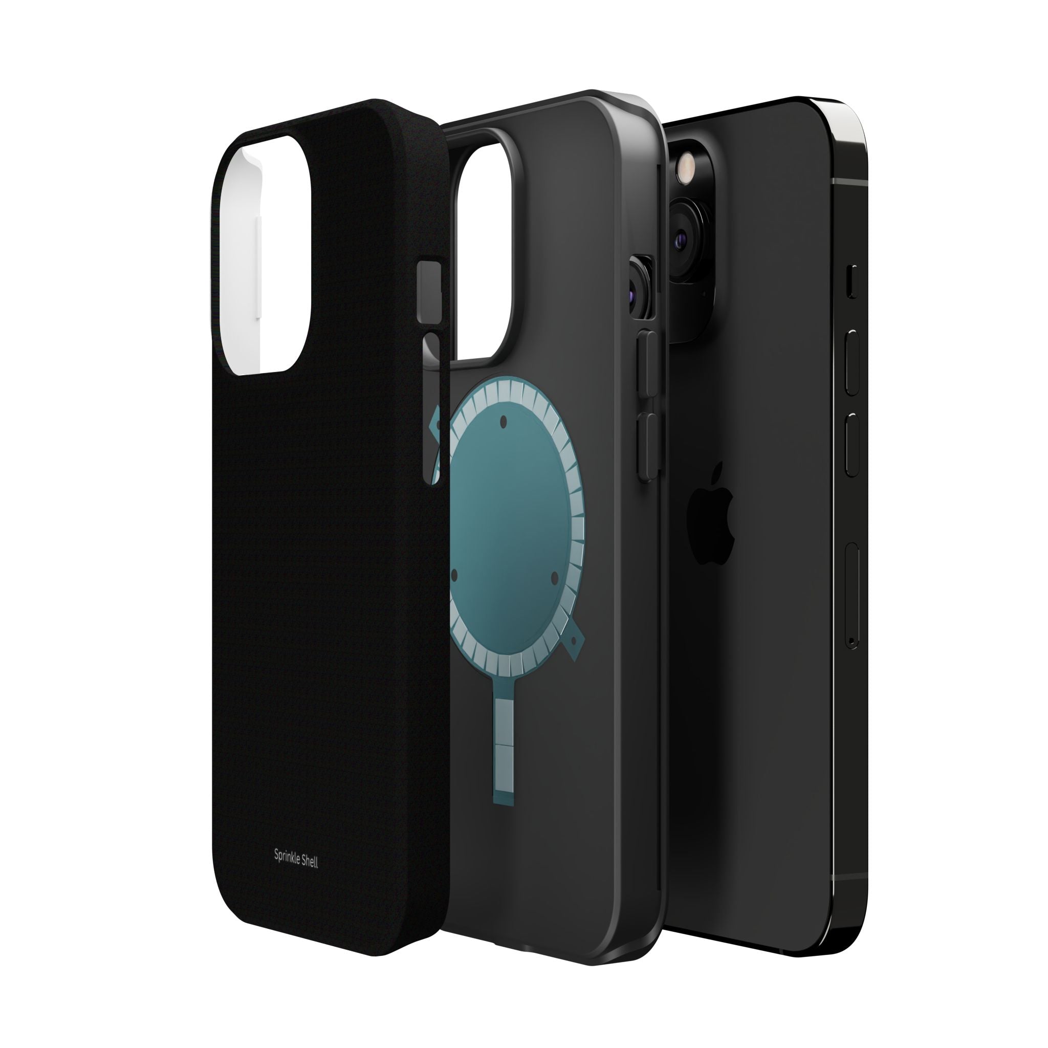 MagSafe Plain Black Iphone Case
