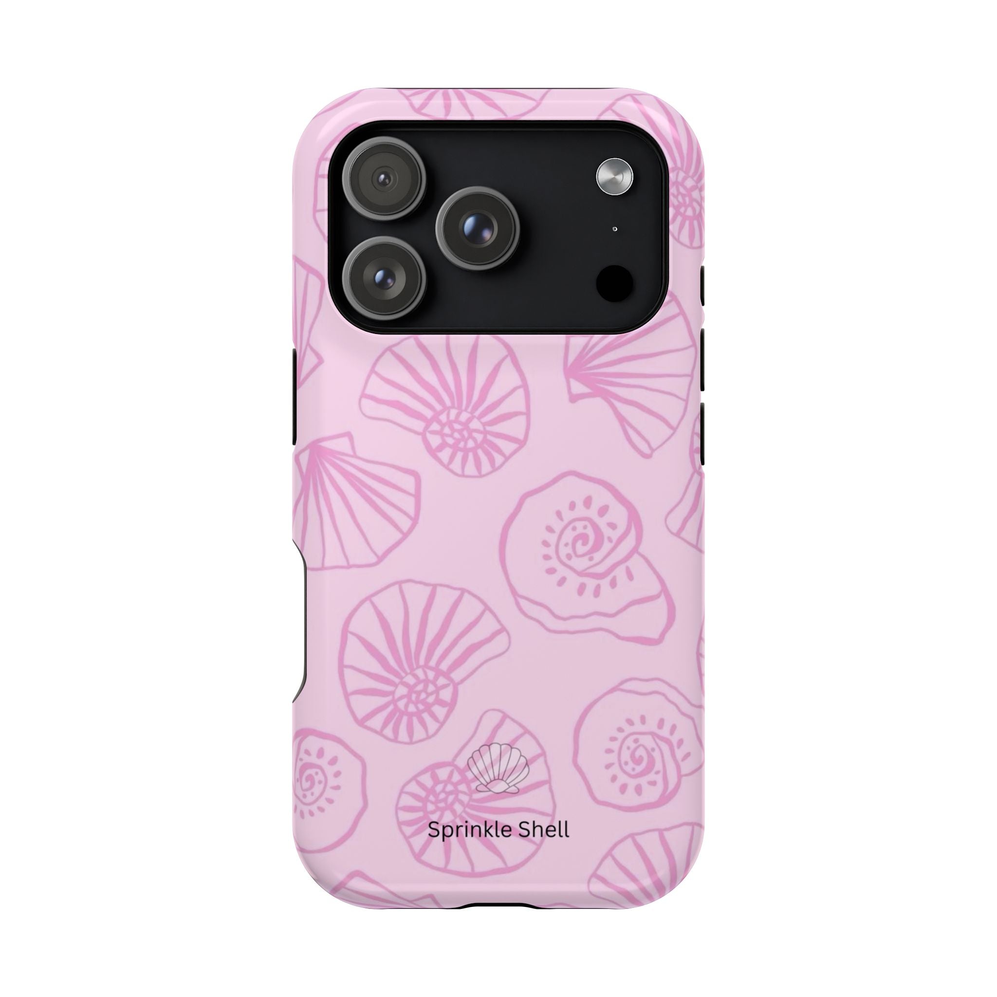 MagSafe pink shells case
