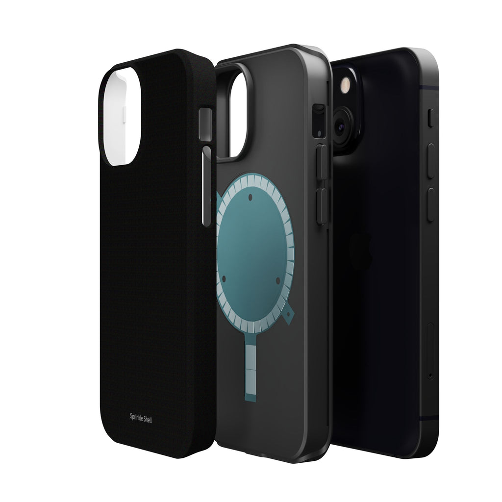 MagSafe Plain Black Iphone Case