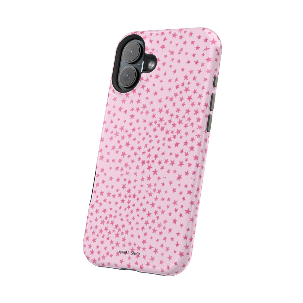 MagSafe mini pink stars case