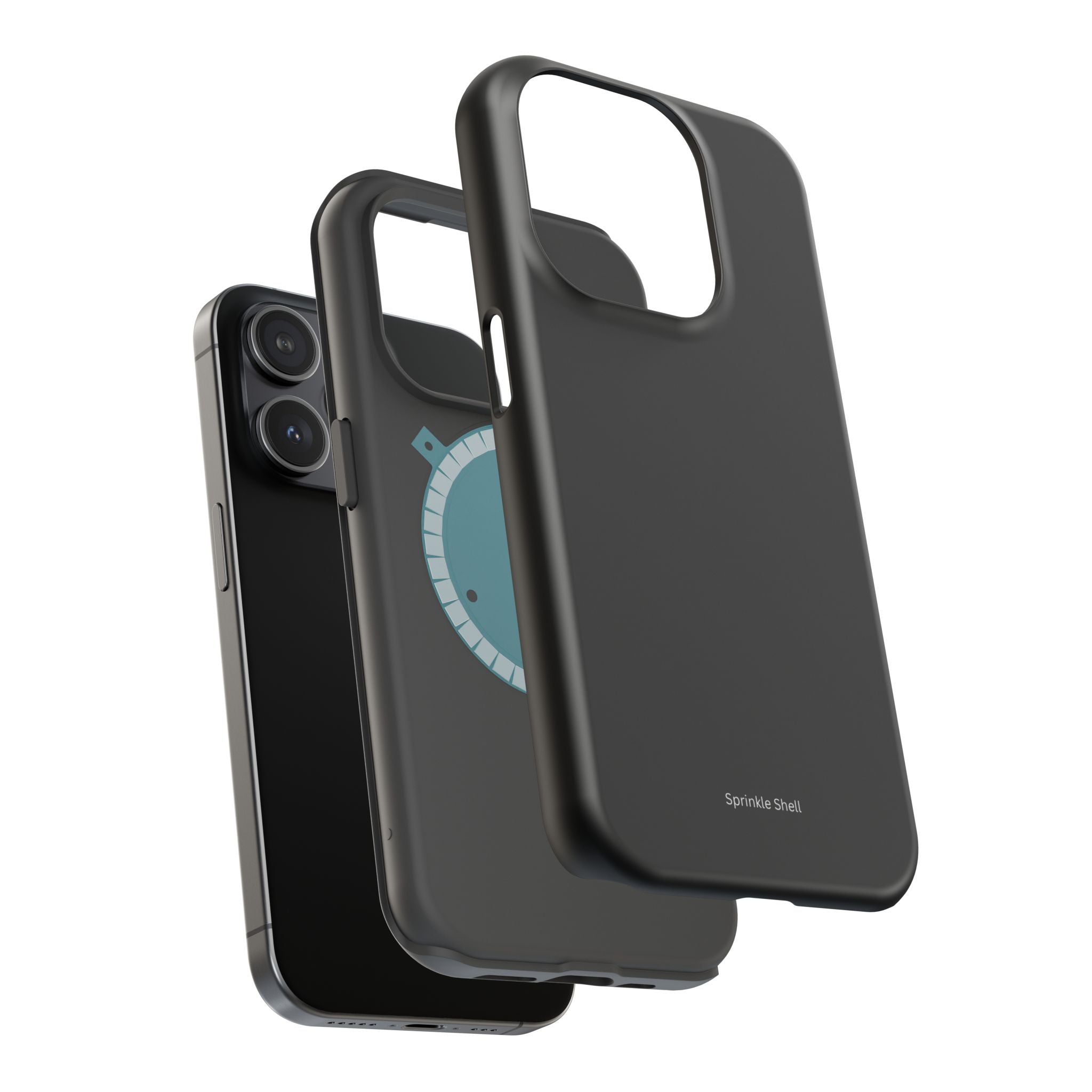 MagSafe Plain Black Iphone Case