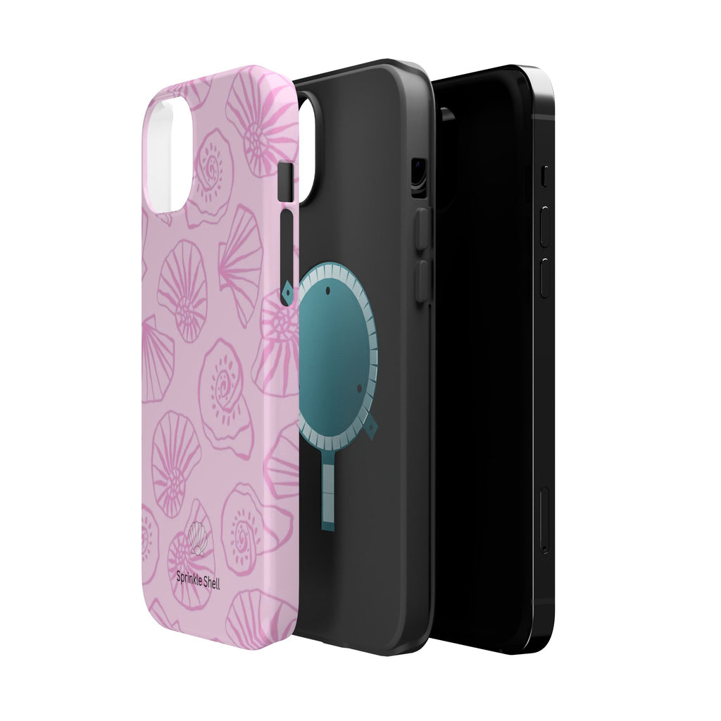MagSafe pink shells case