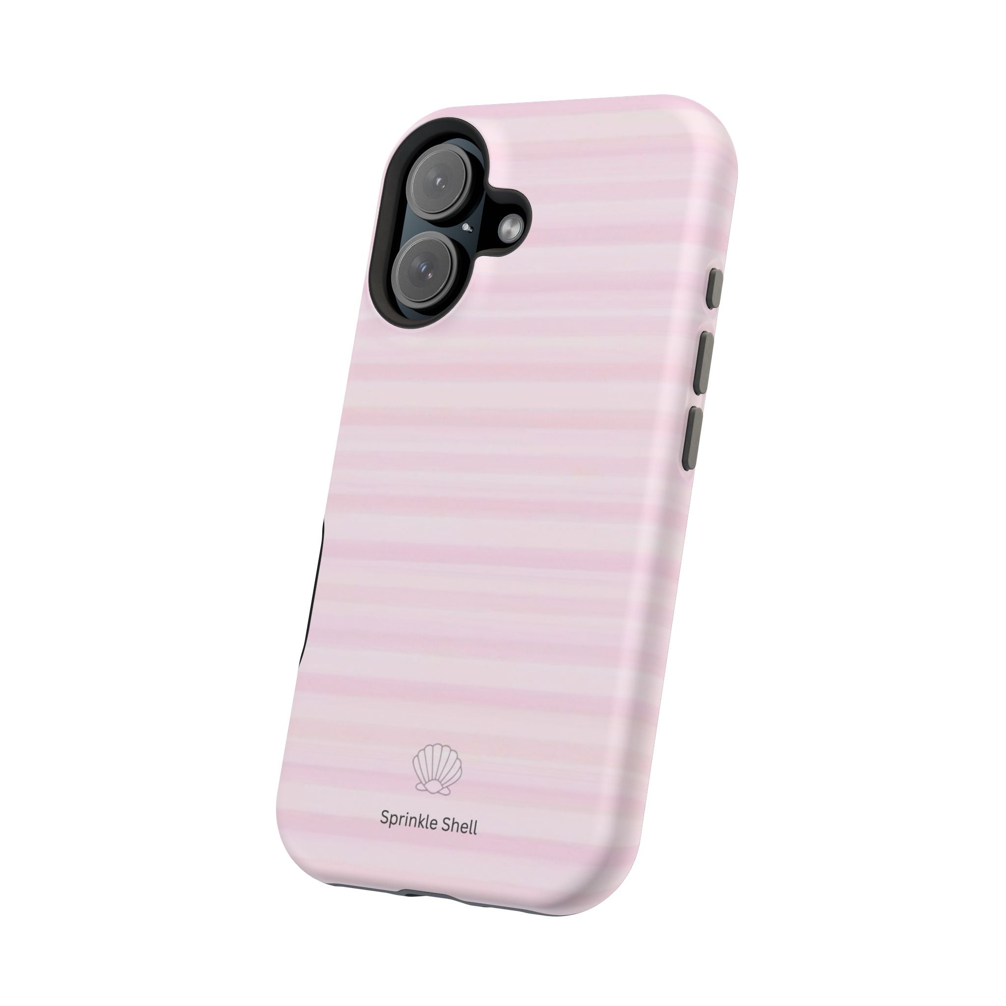 MagSafe pink stripes case