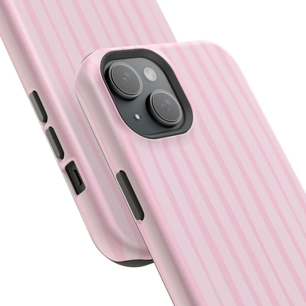 MagSafe pink uneven lines case