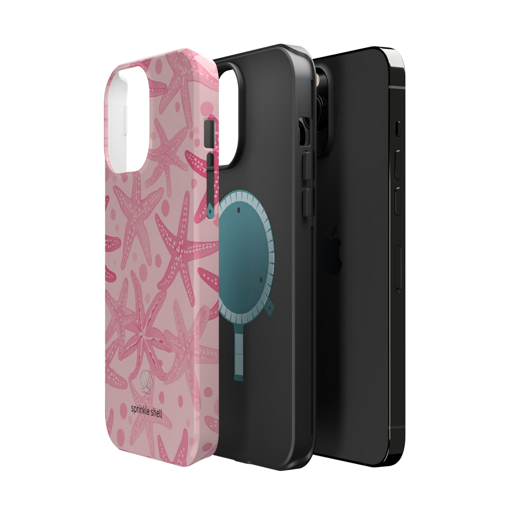MagSafe Pink Starfish Iphone Case