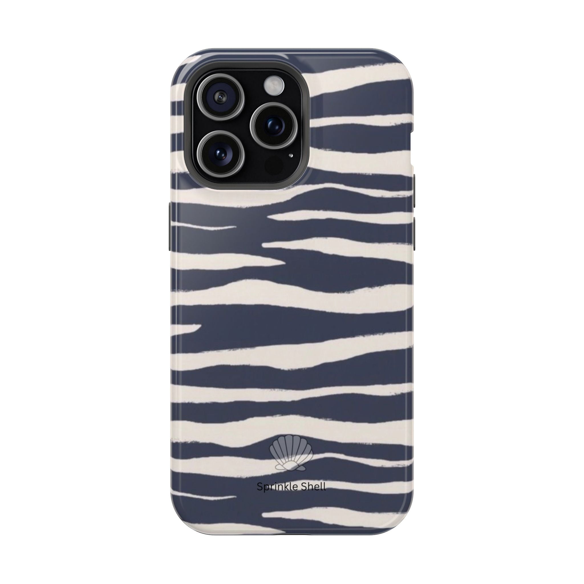 MagSafe Blue zebra print case
