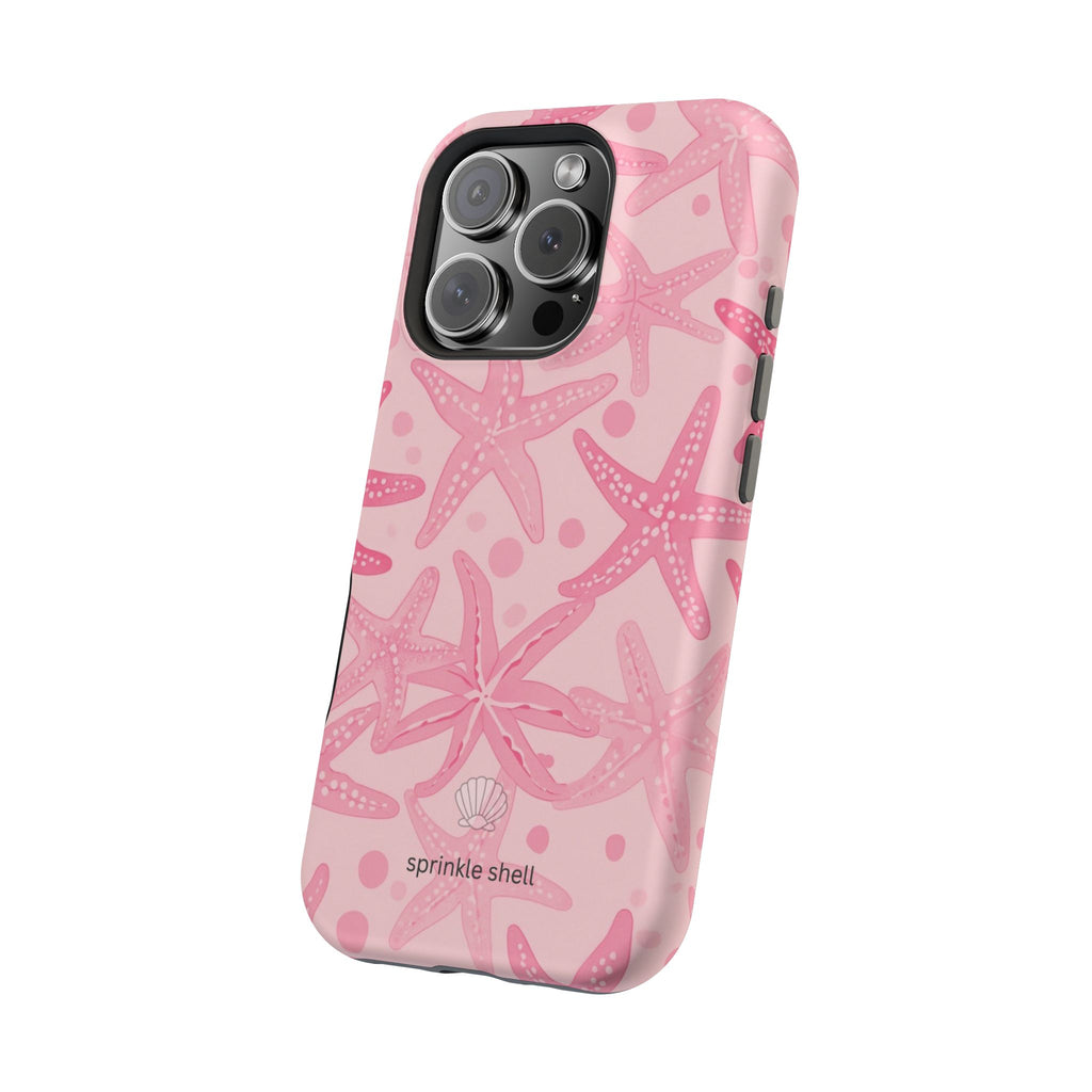 MagSafe Pink Starfish Iphone Case
