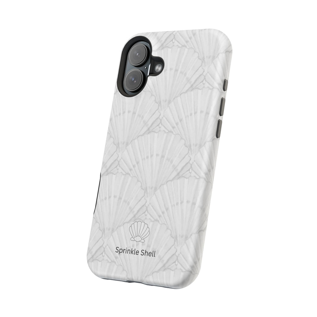 Shell-Pattern Magnetic Impact Phone Case — Protective Modular iPhone Cover