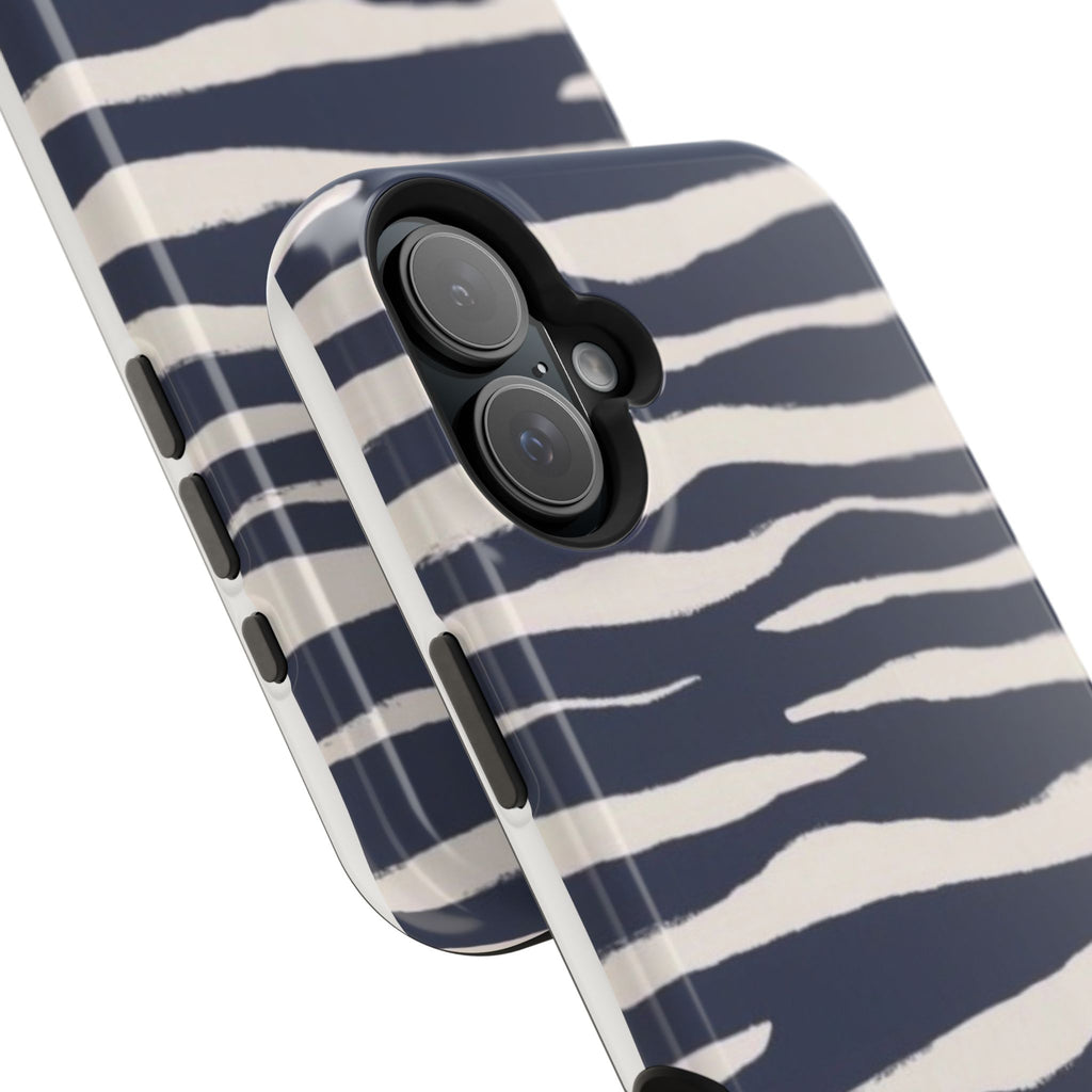 MagSafe Blue zebra print case