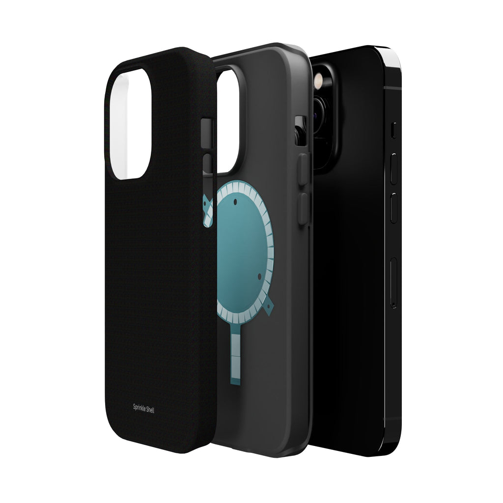 MagSafe Plain Black Iphone Case