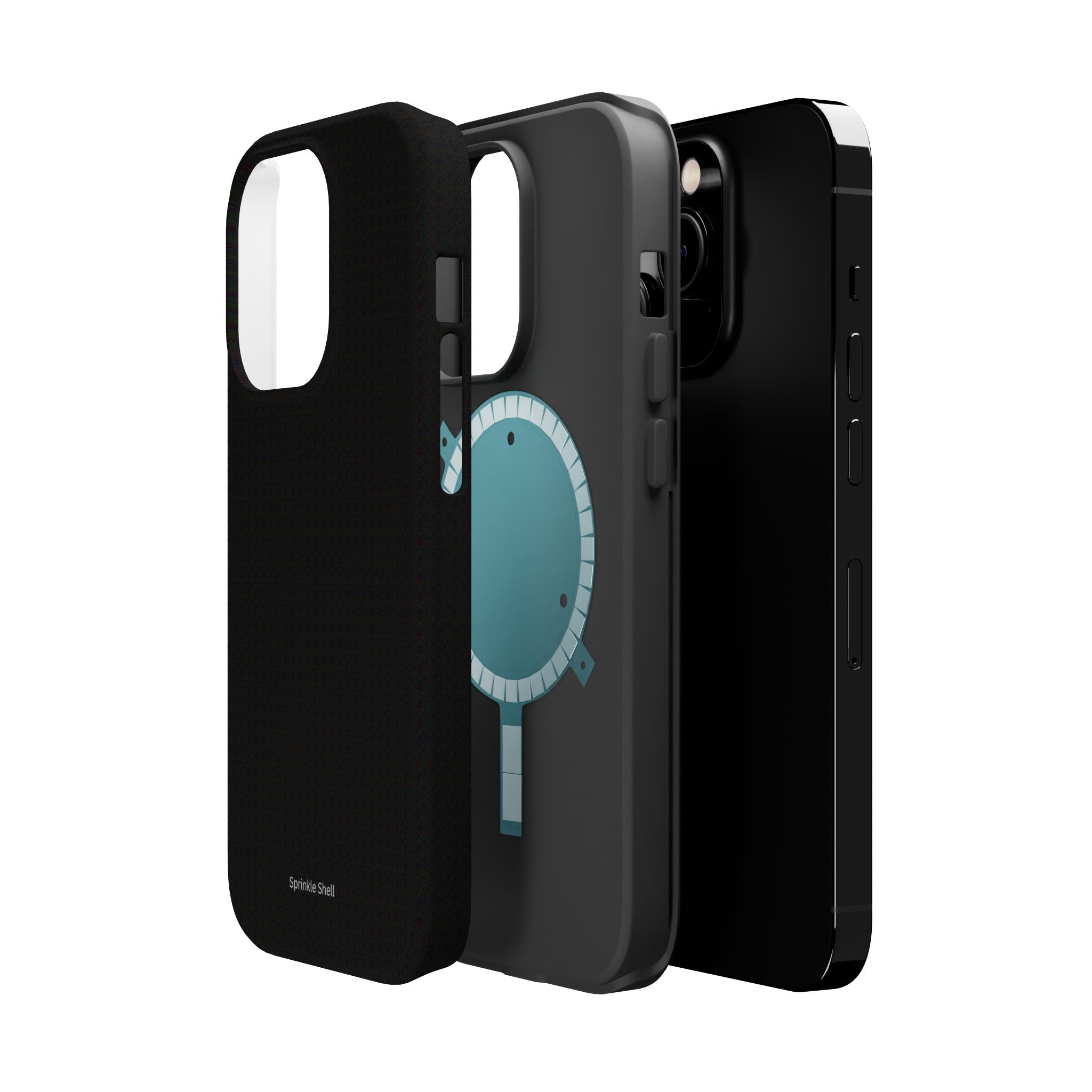 MagSafe Plain Black Iphone Case