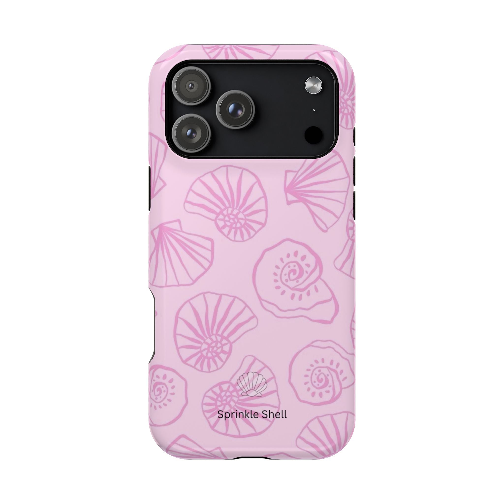 MagSafe pink shells case