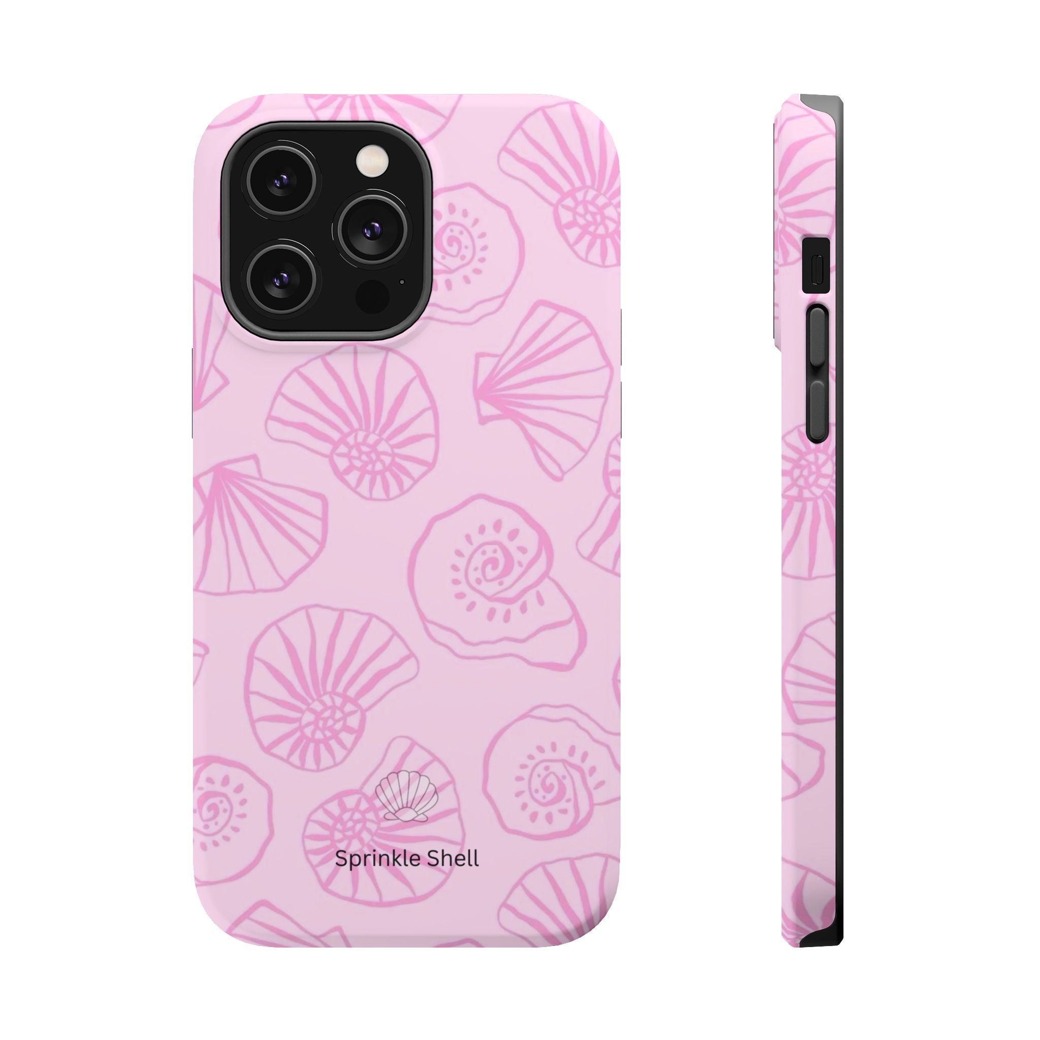 MagSafe pink shells case