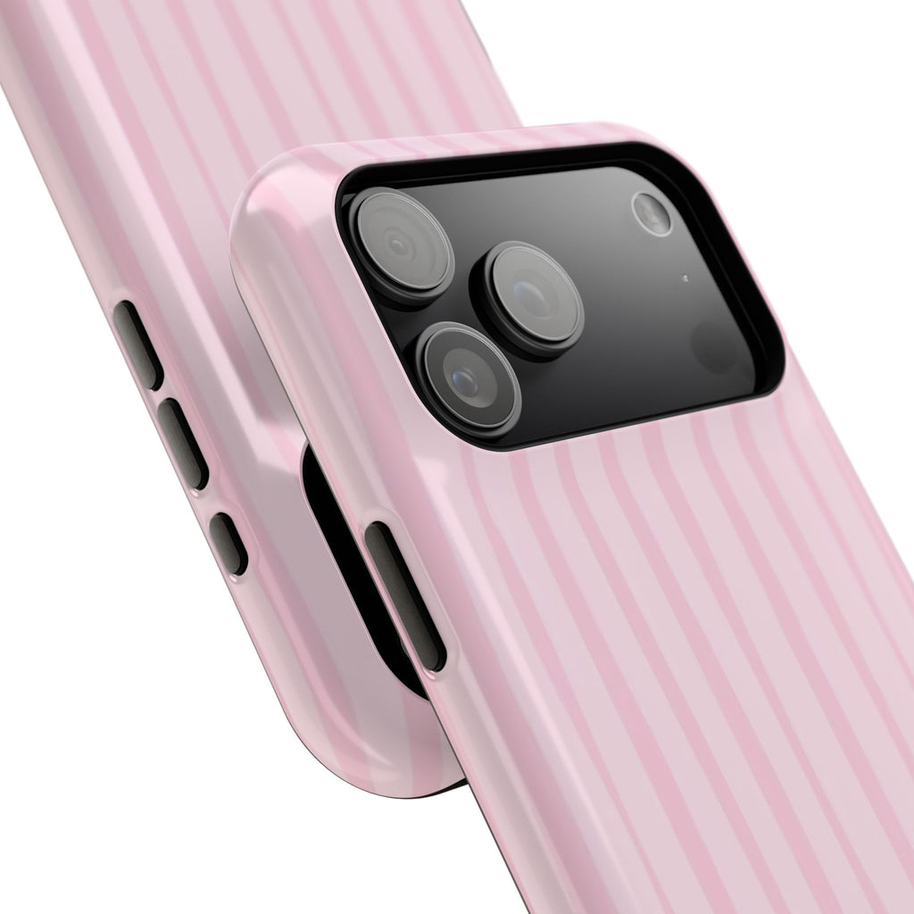 MagSafe pink uneven lines case